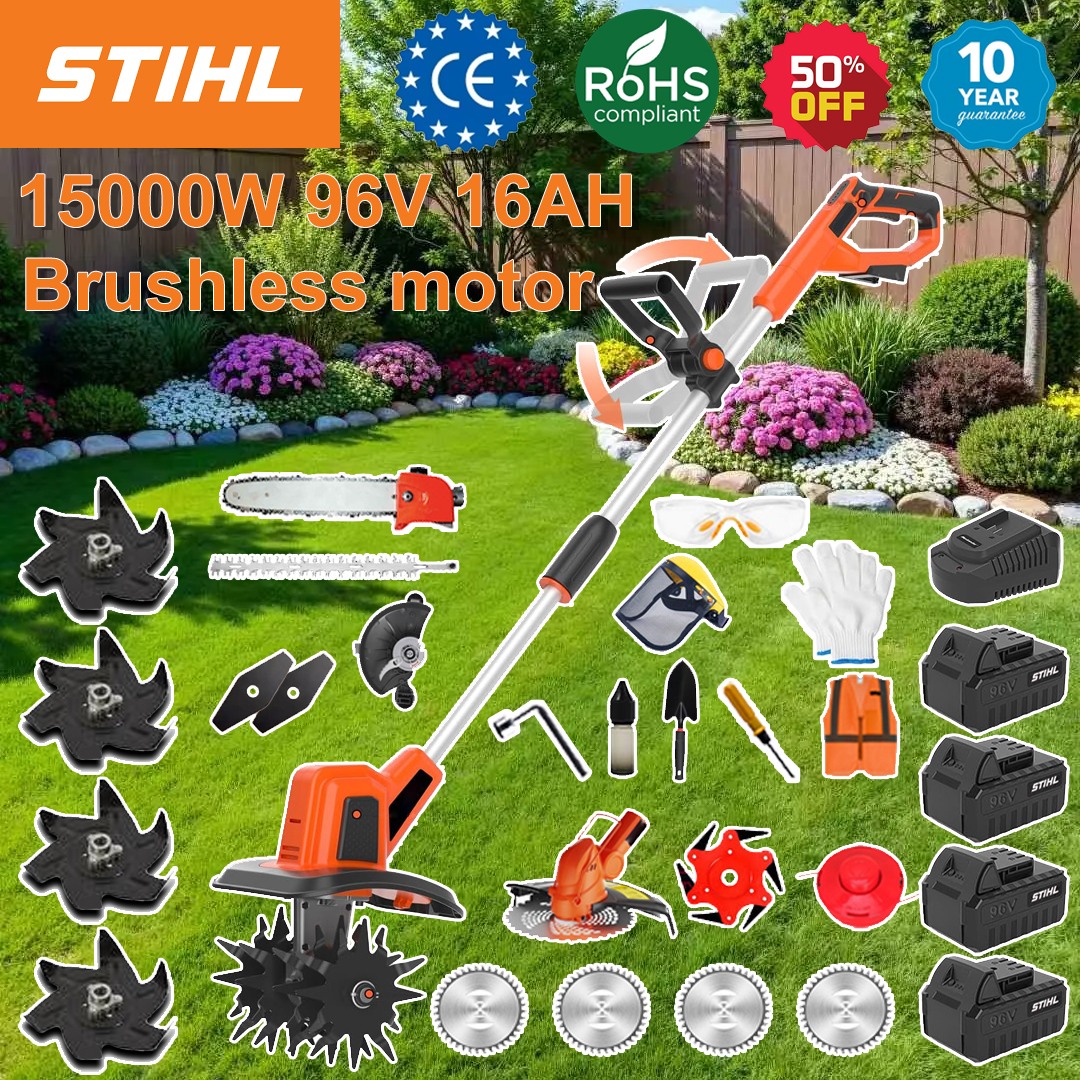 Stihl 2026 New 5-in-1 Multi-Function Cultivator with 15000 W