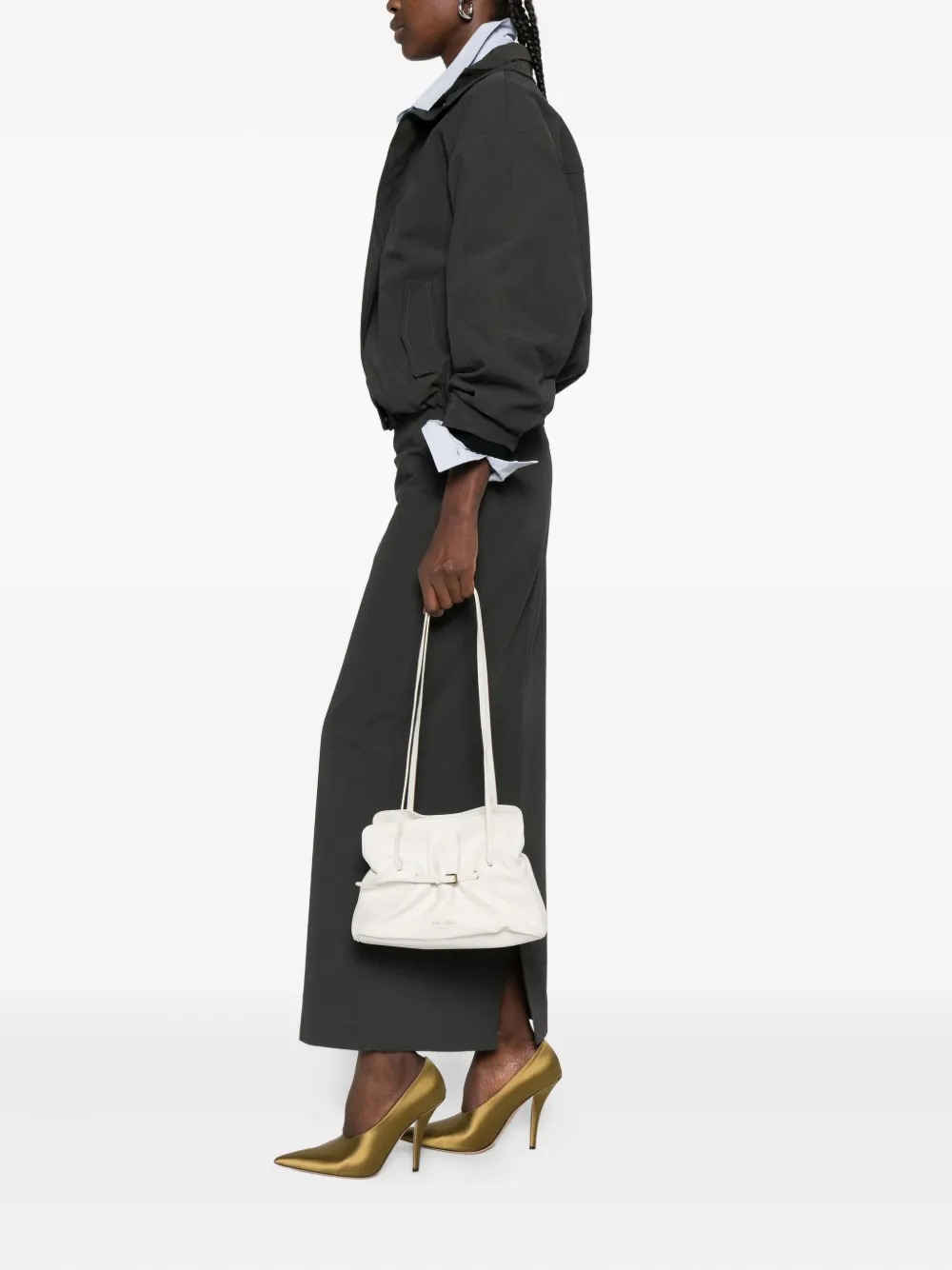 プラダ ダダ スモール ナッパレザーバッグ