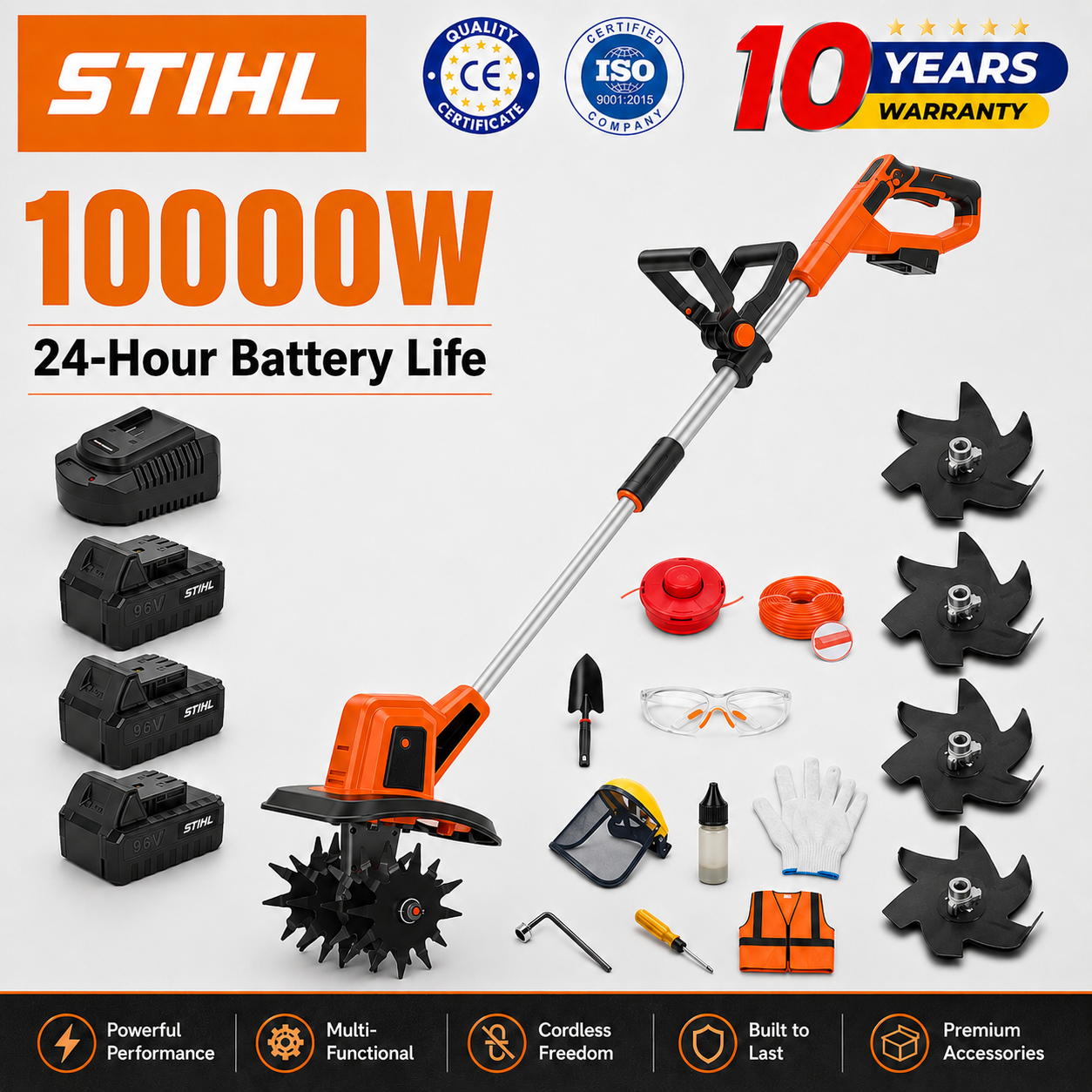 🔥Stihl 2026 New 5-in-1 Multi-Function Cultivator with 15000 W