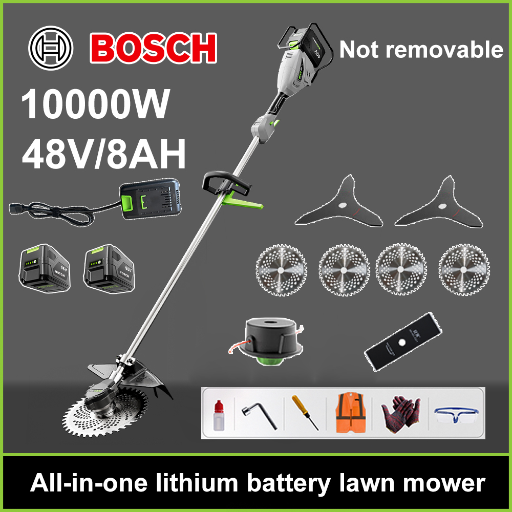 [BOSCH] Cortacésped eléctrico sin escobillas, batería de litio, cabezal M