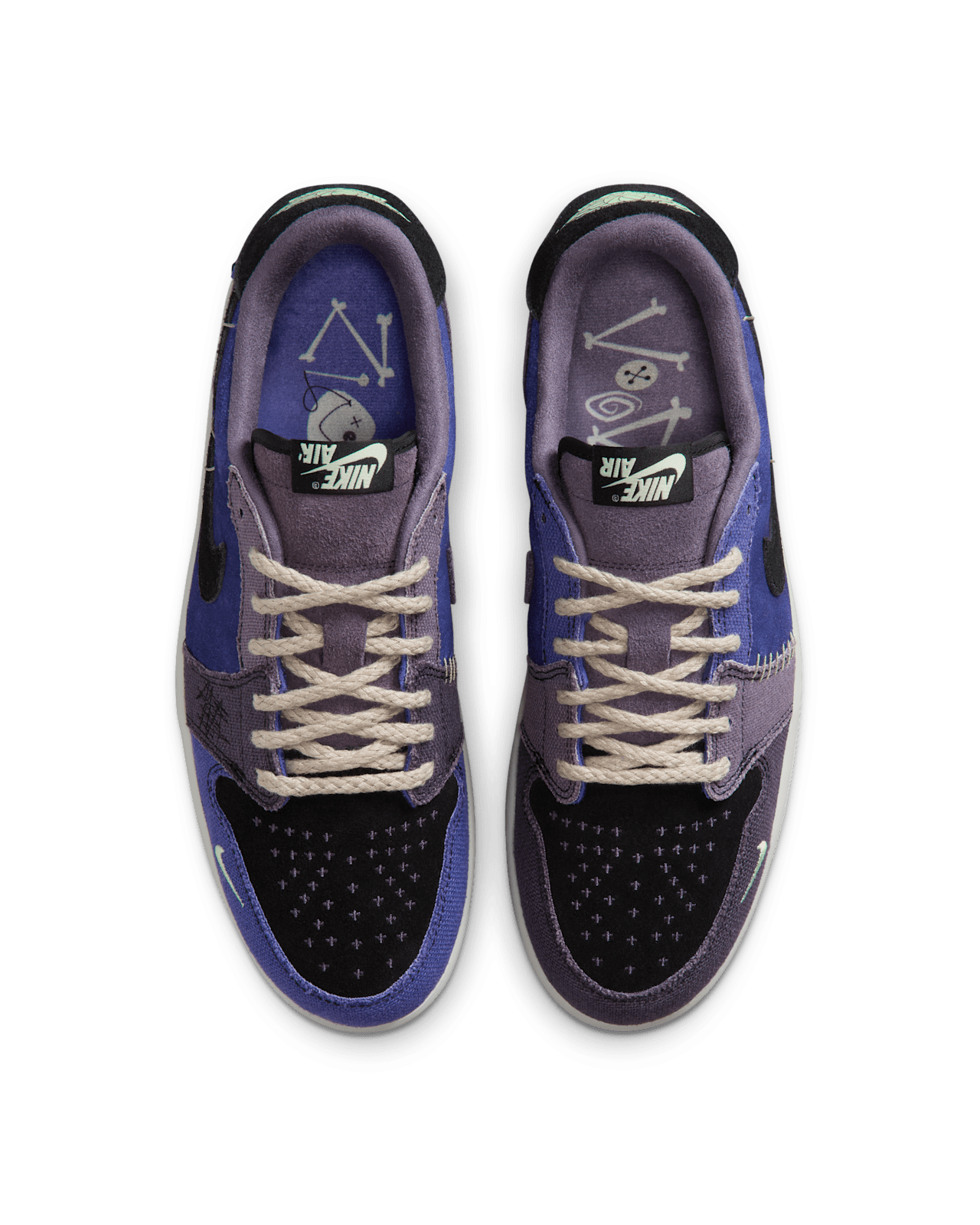 Air Jordan 1 Low OG Regency Purple and Dark Raisin