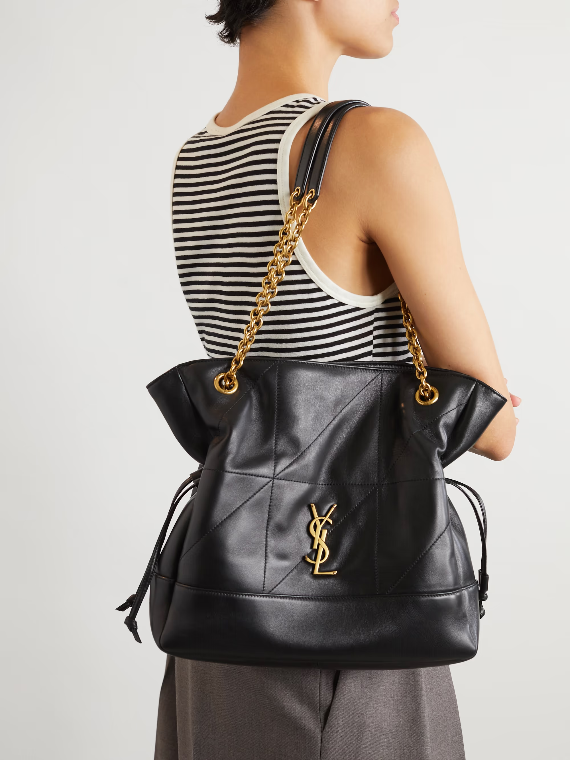 SAINT LAURENT Jamie Shopping medium quilted leather shoulder bag