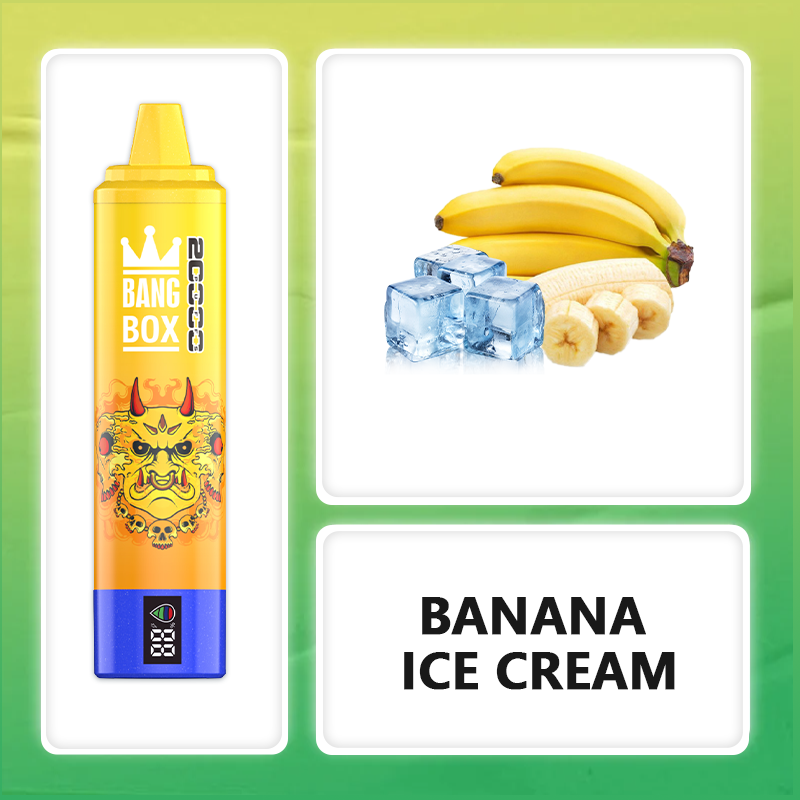 BANG BOX 20000 Puffs Double Flavor Disposable Vape - Banana Ice