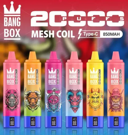 BANG BOX 20000 Puffs Double Flavor Disposable Vape - Banana Ice