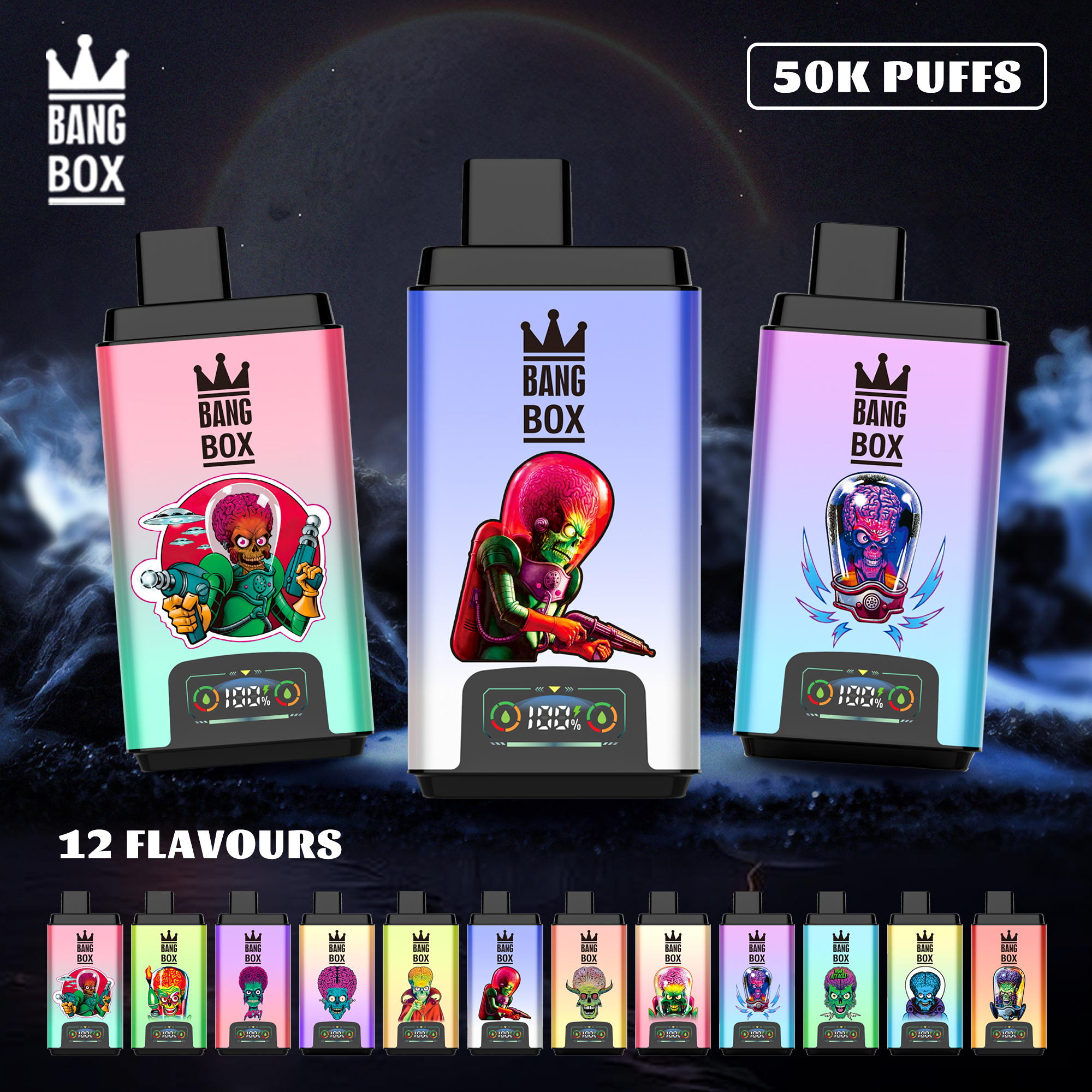 COONA 50000パフ ダブルフレーバー使い捨てVAPE
