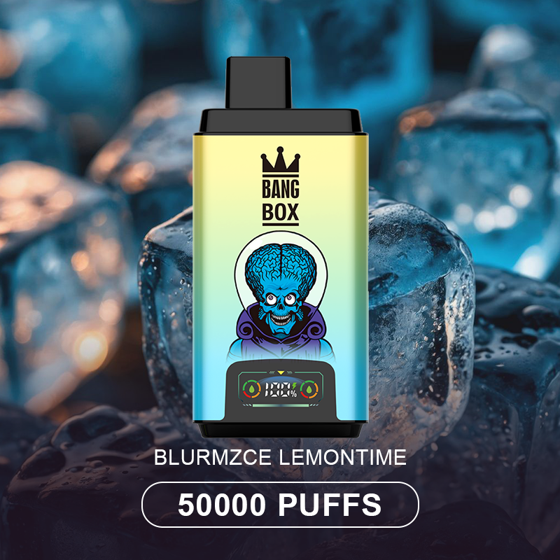 BANG BOX 50000 Puffs Double Flavor Disposable Vape-Bluerazz Ice & Lemo