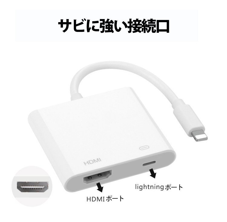 【HDMI変換器】簡単操作　超高画質　充電使用　1080Ｐ高画質　WIFI不要