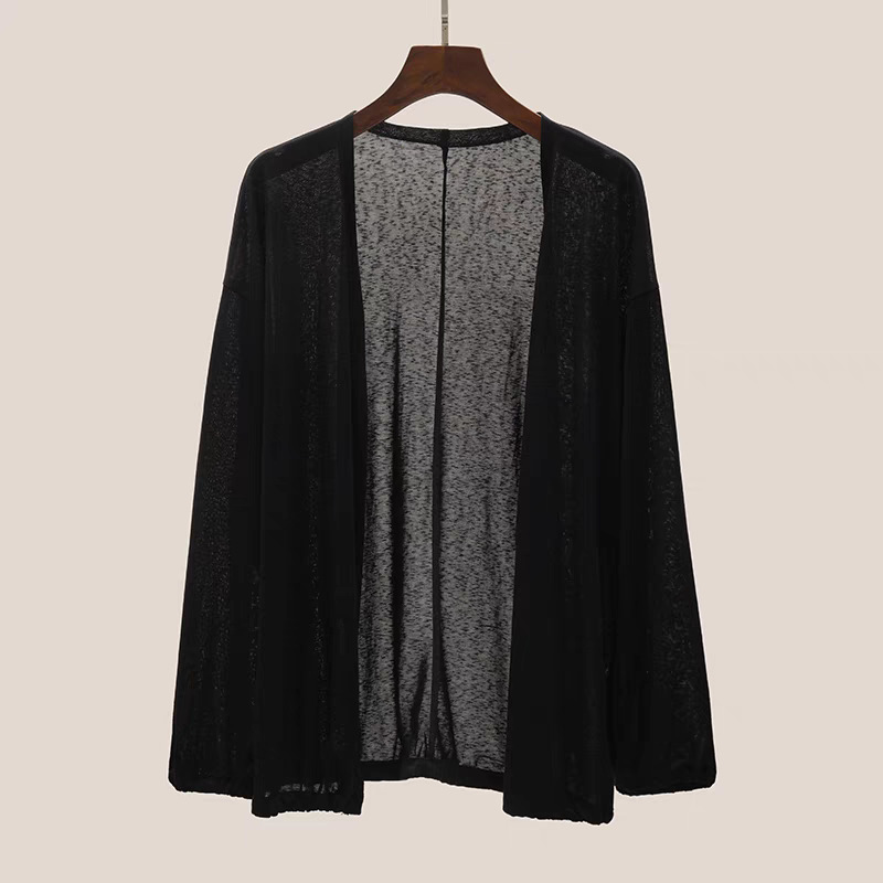 薄手ニットカーディガン