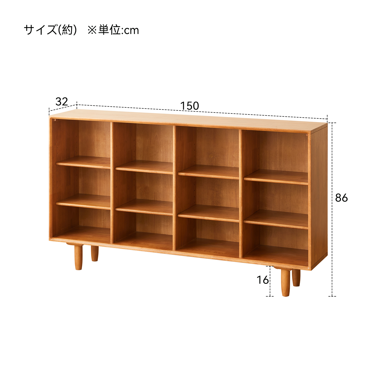 錦木-木製ロータイプ本棚 壁際 リビング収納ラック ベッドルーム収納キャビネット 家庭用 組み合わせ可能なキューブラック 展示棚本棚
