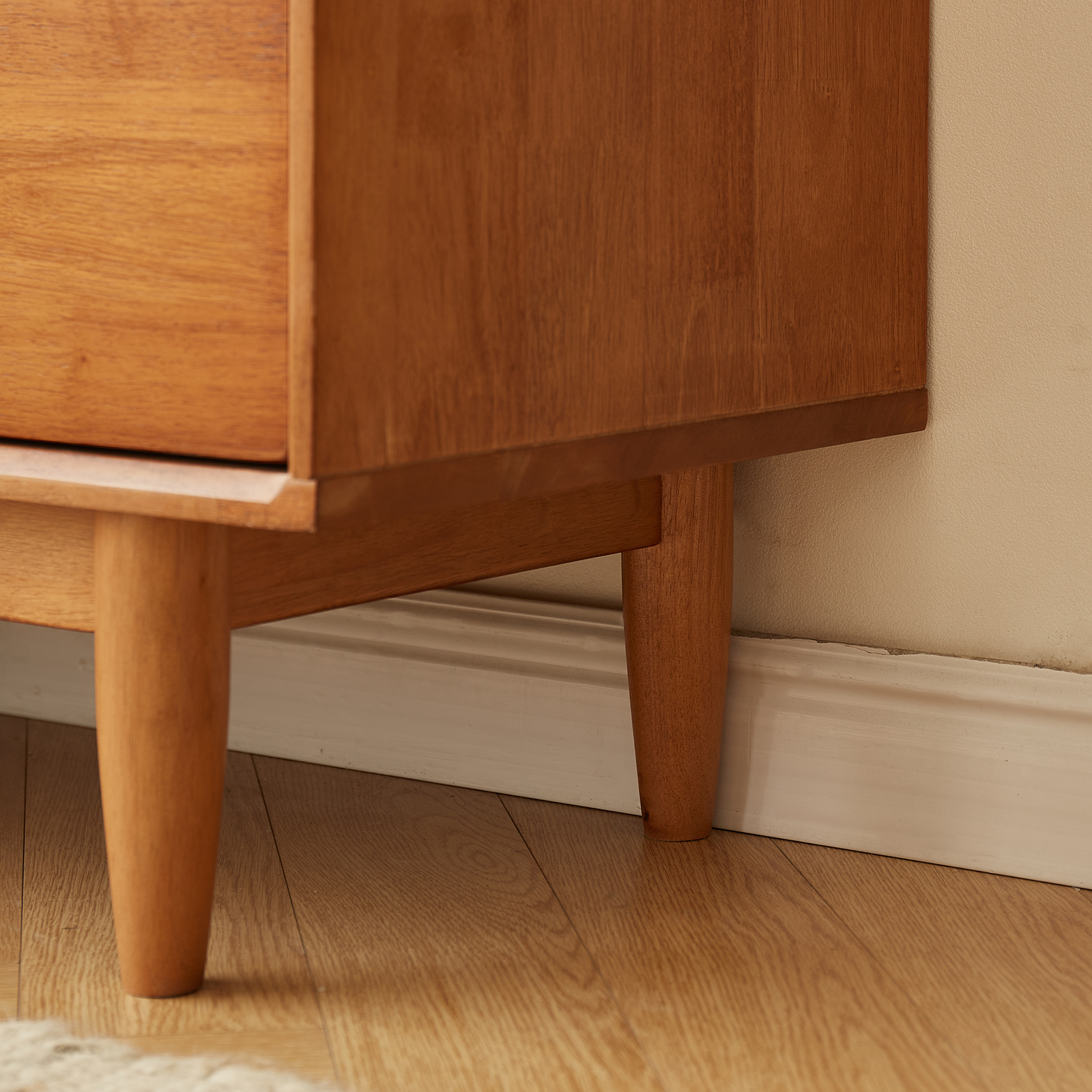 錦木-無垢材 チェスト 9 段 / 6 段 / 5 段 コンパクト収納 レトロ風 シンプルデザイン リビング収納棚チェスト