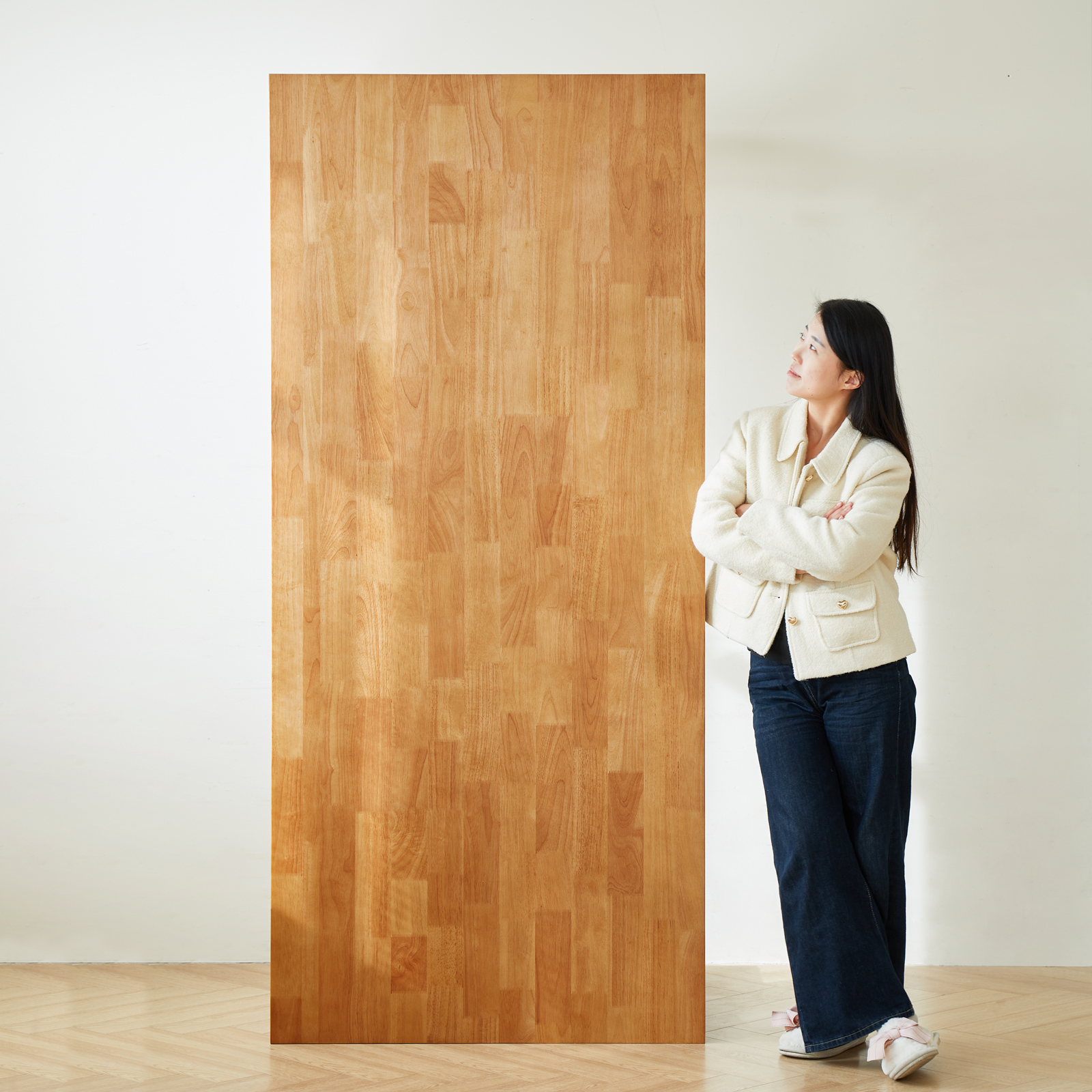 錦木-チェリーウッド風 北欧風ダイニングテーブルセット 長方形 木製 一人暮らし・ファミリー向け ミニマルデザインダイニングテーブル