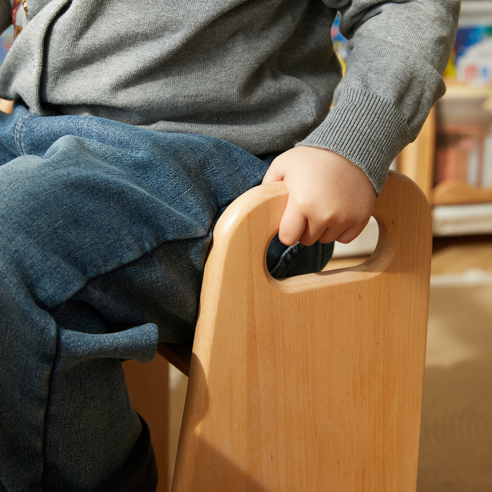 錦木-無垢材 キッズステップ台 子供用 洗面台 踏み台 ベビー トイレ ミニ階段 高さ調整 踏み台チェアキッズイス