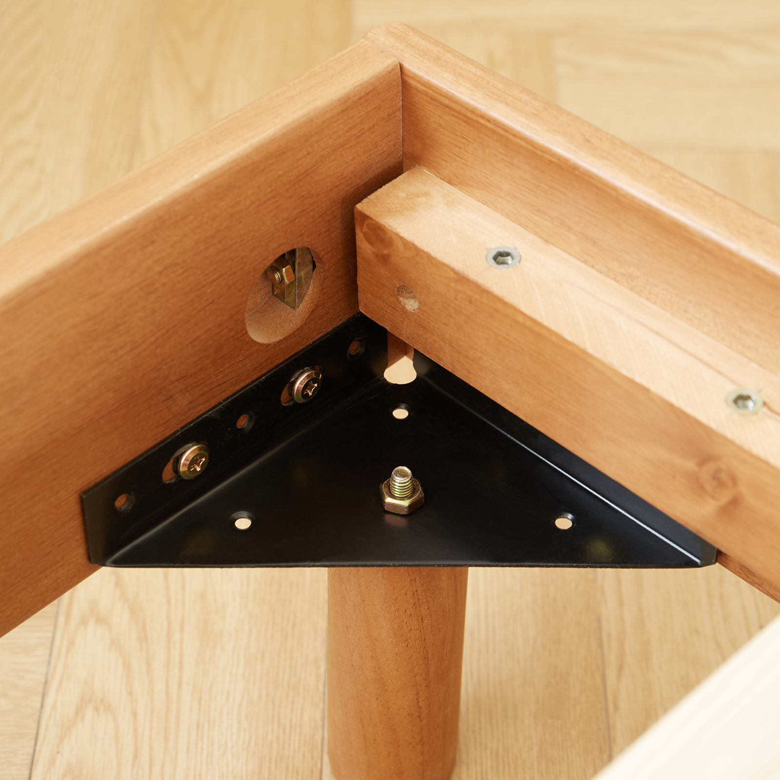 錦木-木製子供用ベッド モンテッソーリ ロータイプベッド 和風畳スタイル ヘッドレス すのこベッド セミダブル 浮いて見えるベッド 低床ベッド