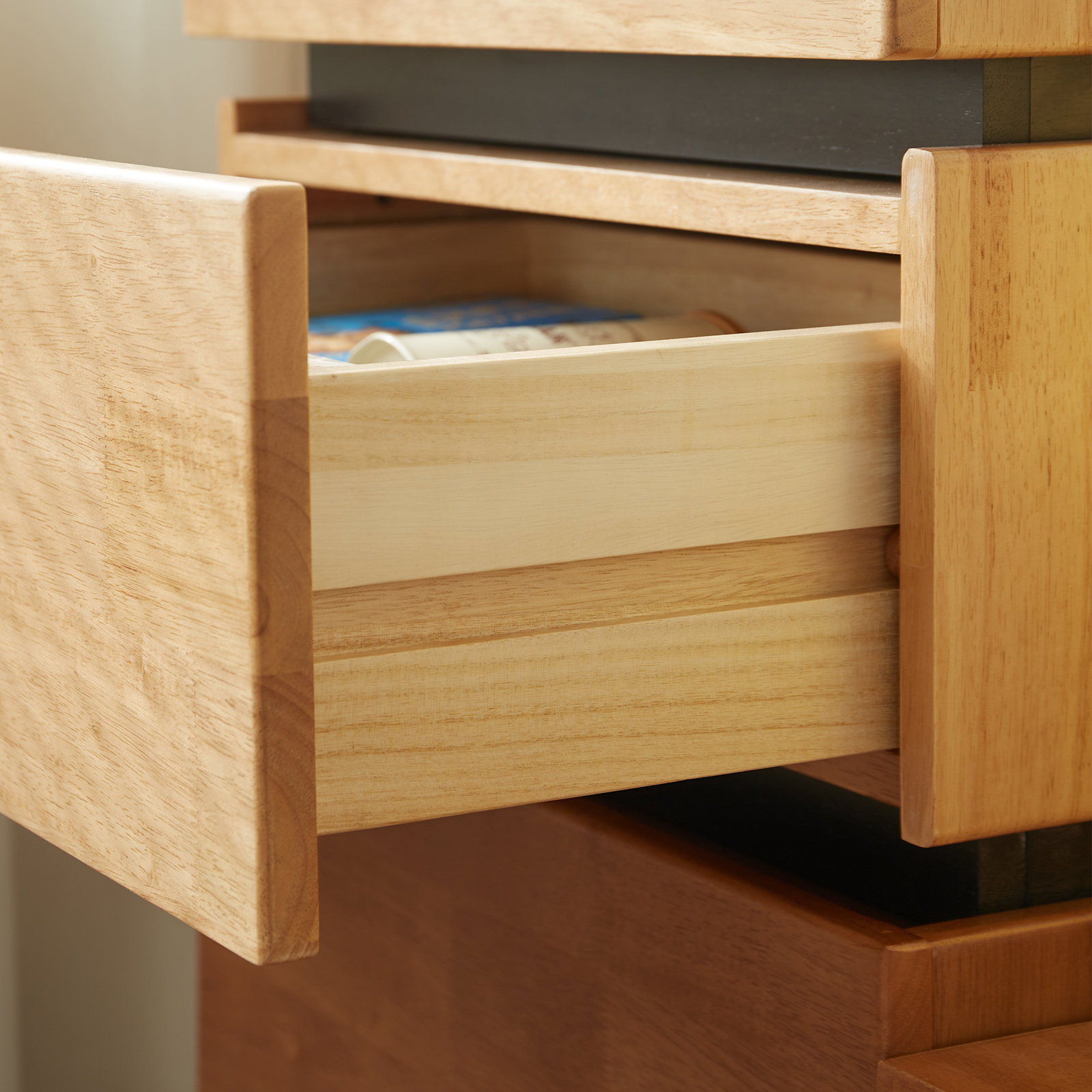 錦木-木製チェスト 収納キャビネット リビング壁際収納 ベッドルームナイトテーブル フリー組み合わせ引出しチェスト 5段チェストチェスト