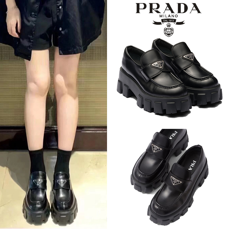 Monolith グロスレザー ローファー