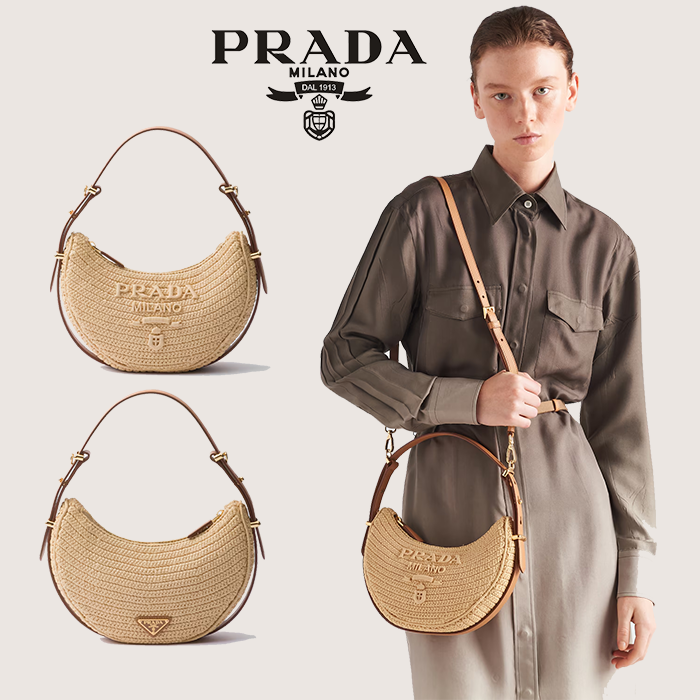 プラダ アーケ クロシェ ショルダーバッグ