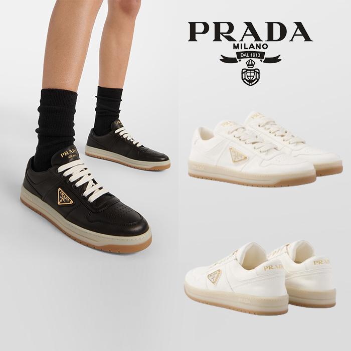 プラダ ダウンタウン ナッパレザー スニーカー