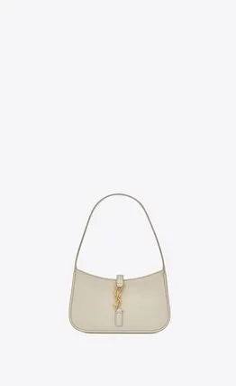 【Saint Laurent】LE5 A7 スムースレザー ミニ ホーボーバッグ