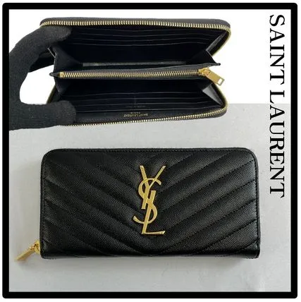 ★関税込★SAINT LAURENT★モノグラム フルジップウォレット★