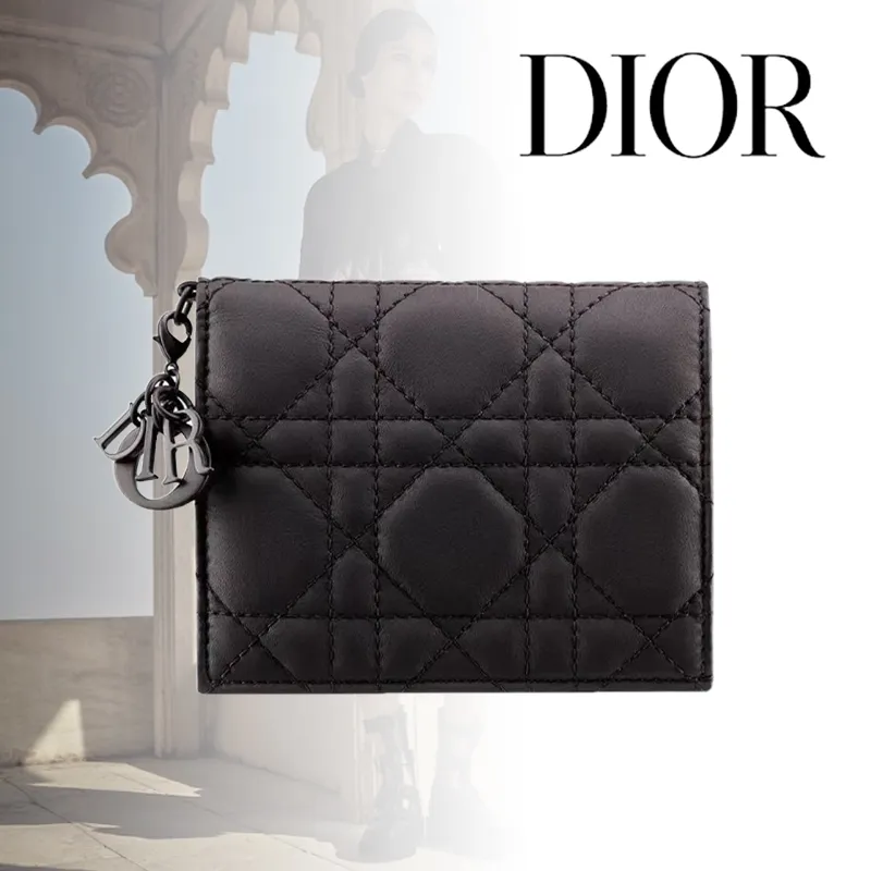 【DIOR】Lady Dior ミニウォレット