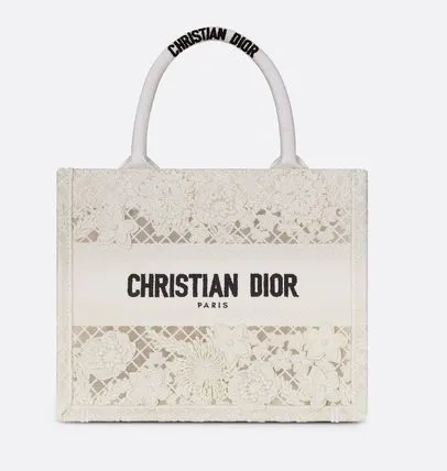 DIOR BOOK TOTE スモール トートバッグ D-Lace