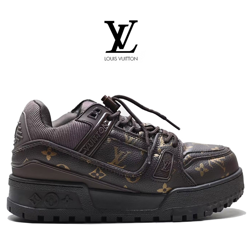 【国内入手困難・希少品】厚底 LOUIS VUITTON★LV Trainer  maxi スニーカー