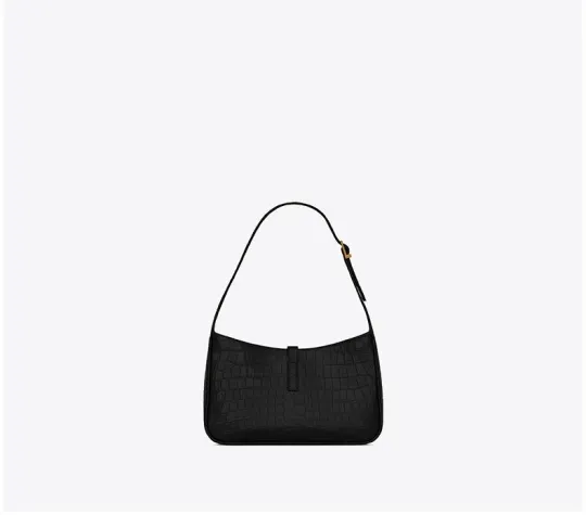 【Saint Laurent】LE5 A7 スムースレザー ミニ ホーボーバッグ
