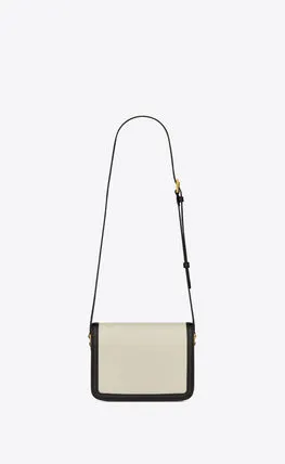 SAINT LAURENT/レザー スモール サッチェルバッグ 直営店直送