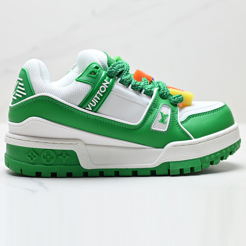 【国内入手困難・希少品】厚底 LOUIS VUITTON★LV Trainer スニーカー