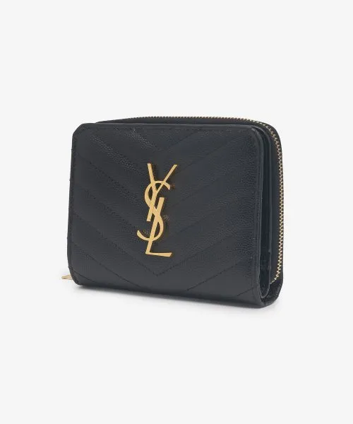 【SAINT LAURENT】モノグラム 二つ折り【財布】