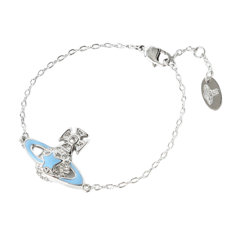 Vivienne Westwood ライトブルー オーブブレスレット 