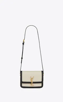 SAINT LAURENT/レザー スモール サッチェルバッグ 直営店直送