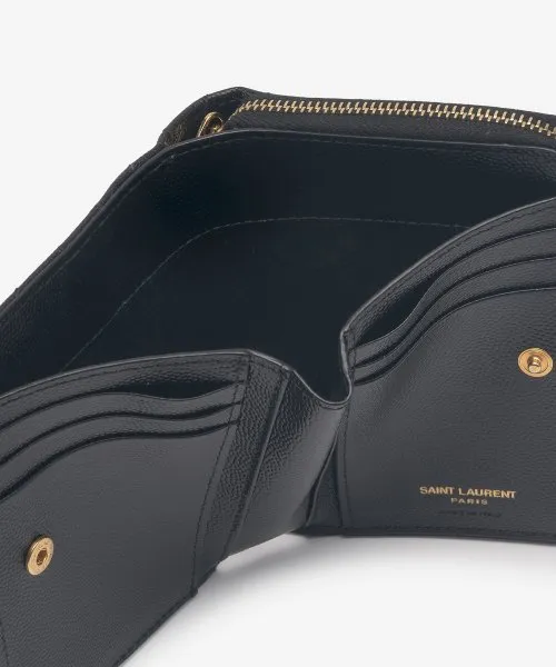 【SAINT LAURENT】モノグラム 二つ折り【財布】