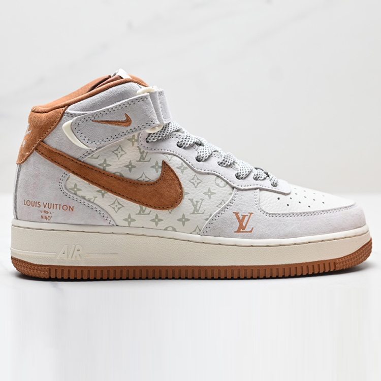 【ルイ・ヴィトン】×【ナイキ】Air Force 1 07 HIGH メンズ レディース スニーカー