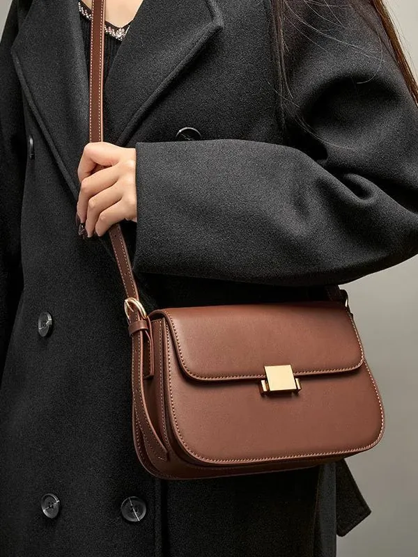 高級感小衆設計腋下包真皮女包2026新款秋冬時尚豆腐包單肩斜挎包