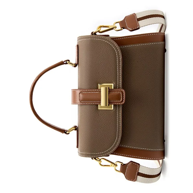 頭層牛皮高級質感時尚手提包斜挎包小衆輕奢單肩包百搭