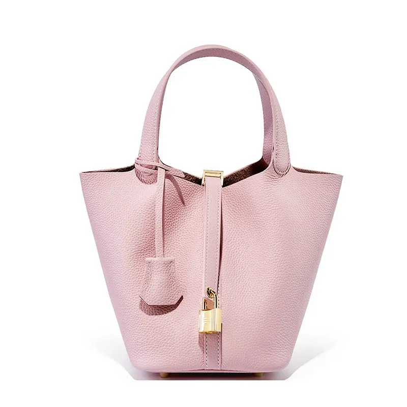 新款水桶包菜籃子女包真皮高級感手提包