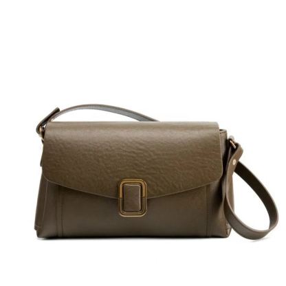 拉德手提真皮女包2026新款小众高级感单肩斜挎包女通勤大包