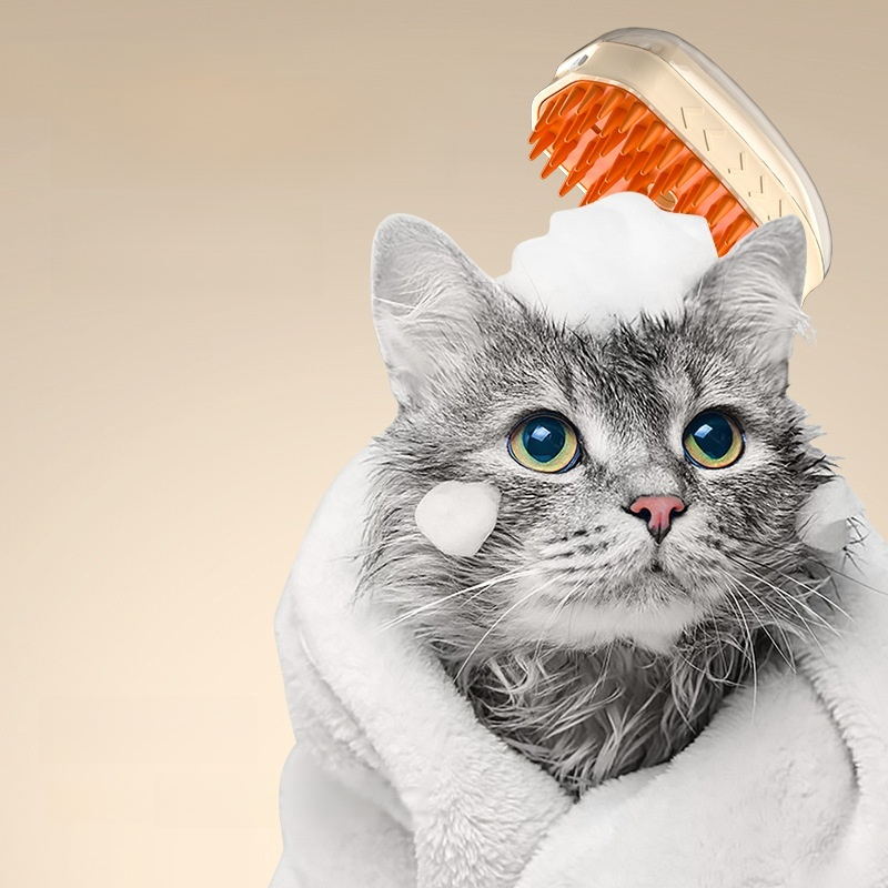 고양이 마사지 그루밍 빗