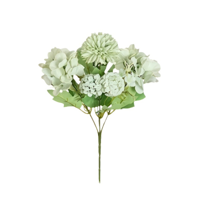 乾花繡球花擺件客廳桌面裝飾花瓶