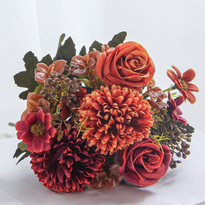 婚禮模擬玫瑰花束家居擺設