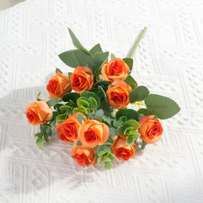 玫瑰仿真花束婚禮現場布置