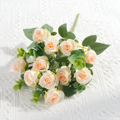 玫瑰仿真花束婚禮現場布置