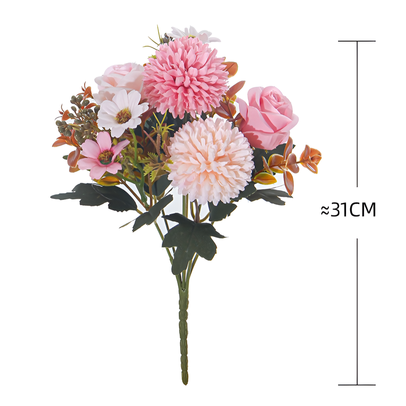 婚禮模擬玫瑰花束家居擺設