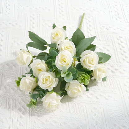 玫瑰仿真花束婚禮現場布置