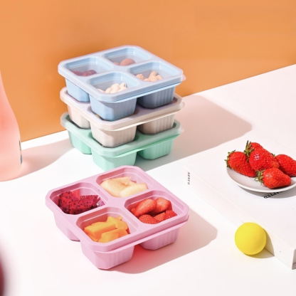 Sealed fruit and snack box