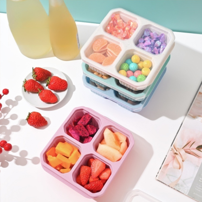 Sealed fruit and snack box