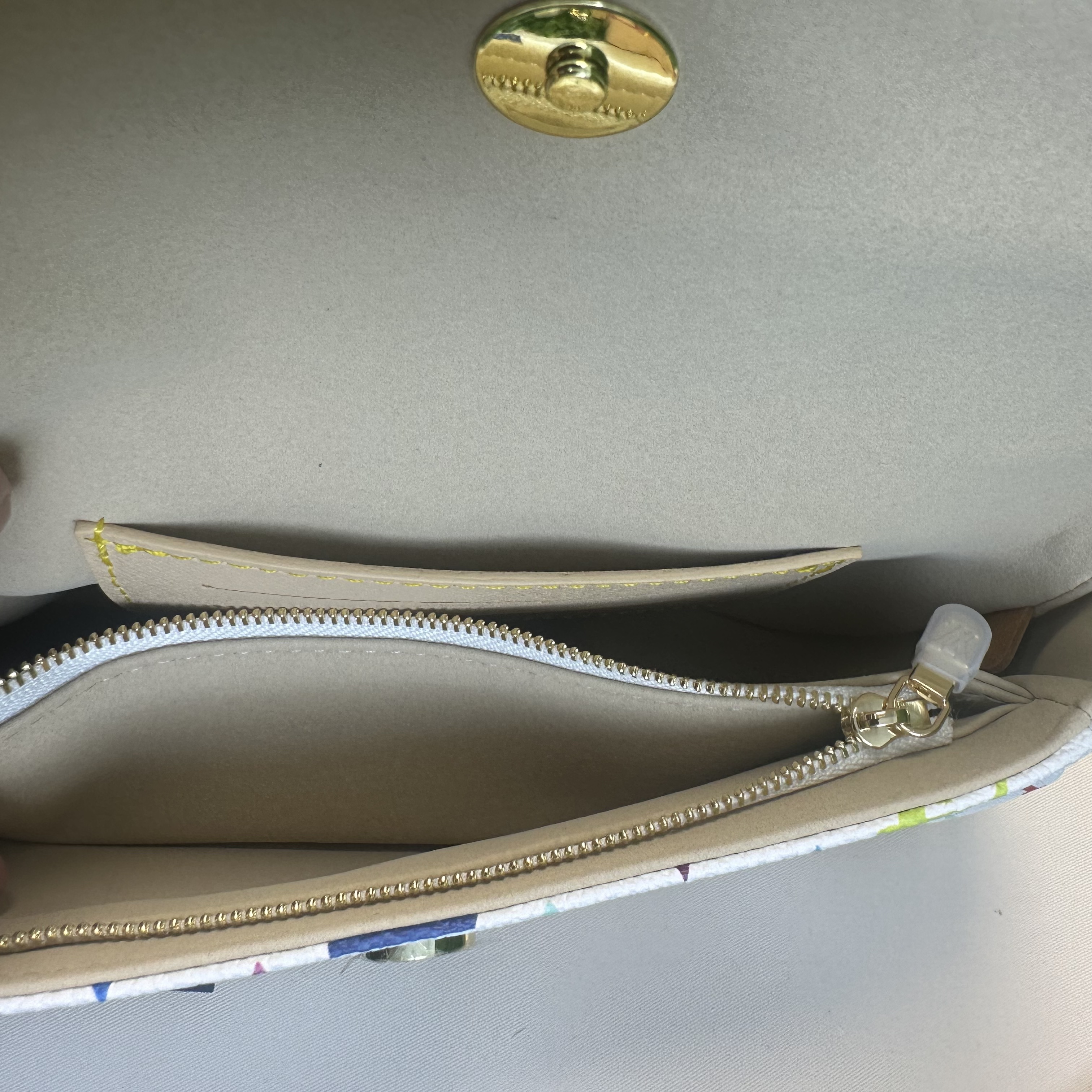 ルイヴィトン ショルダーバッグ LV × TM ナノディアヌ 村上隆コラボ モノグラム マルチカラー ホワイト 2WAYバッグ ミニバッグ LOUIS VUITTON ルイヴィトン ハンドバッグ クロスボディバッグ ハンドバック