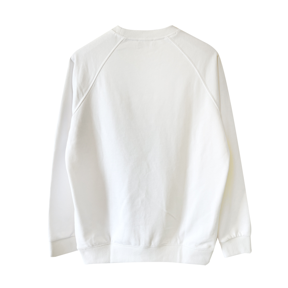 (Maison Kitsune専用袋付き) MAISON KITSUNE メゾンキツネ スウェット トップス カットソー トレーナー 長袖 刺繍 レディース メンズ ブラック ホワイト FOX HEAD PATCH AM00303KM0001