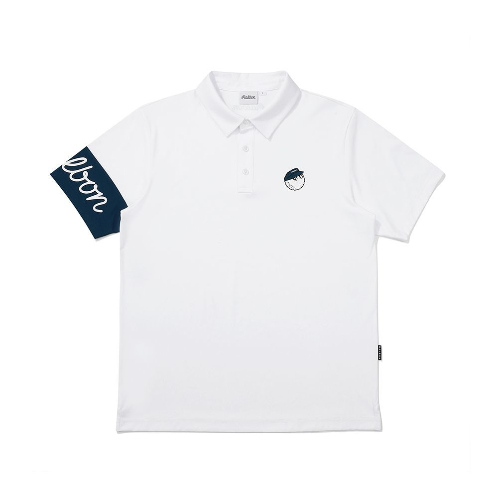 マルボンゴルフ malbon golf ゴルフウェア ポロシャツ トップス 半袖 メンズ